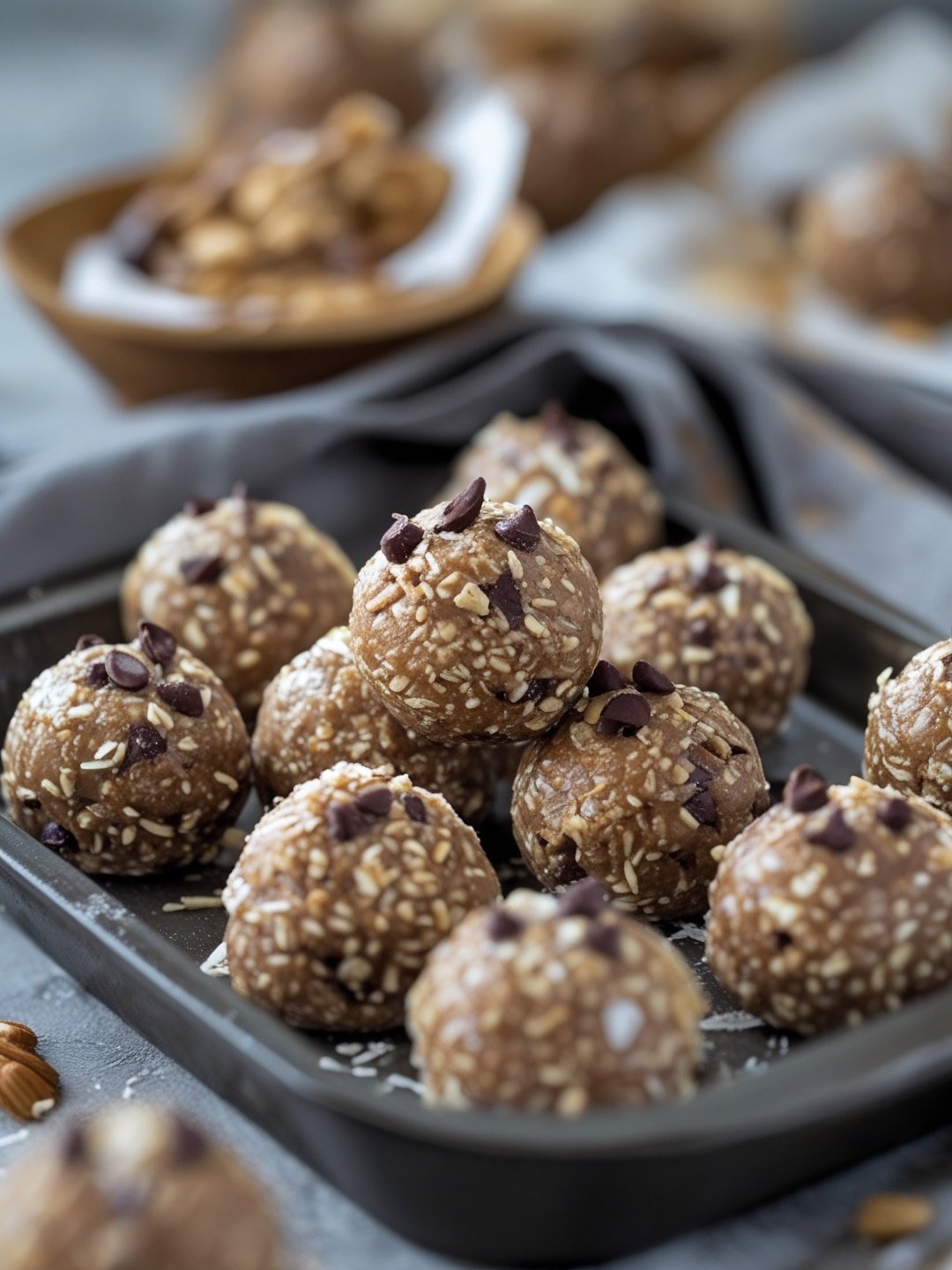 No Bake High Protein Energy Bites