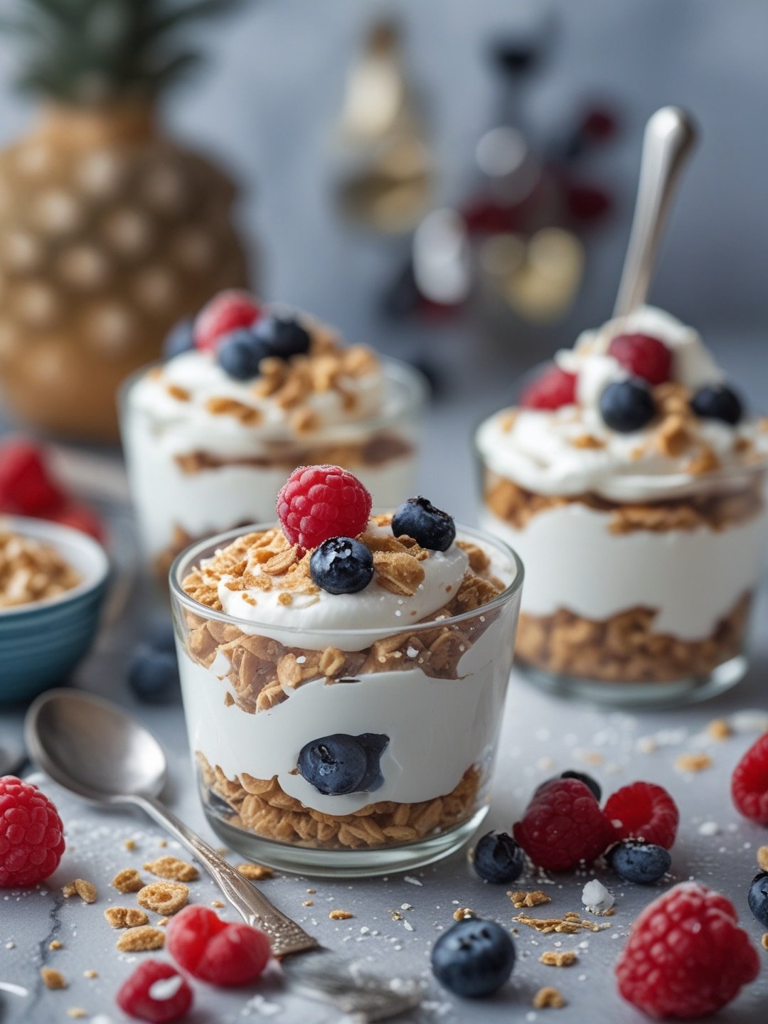 Easy Greek Yogurt Parfait Cups