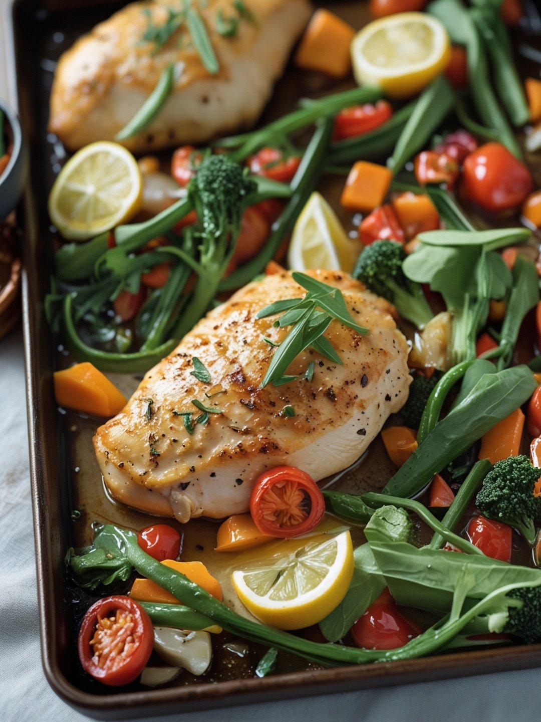 Easy Sheet Pan Chicken and Veggies