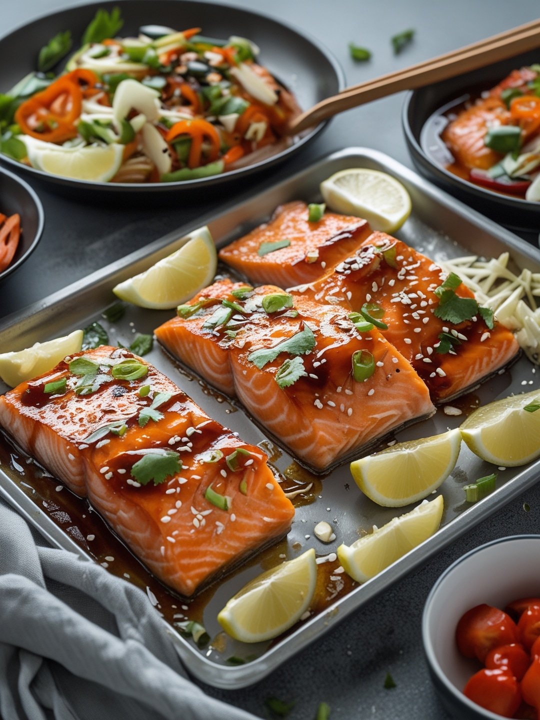 Easy Teriyaki Salmon Meal Prep