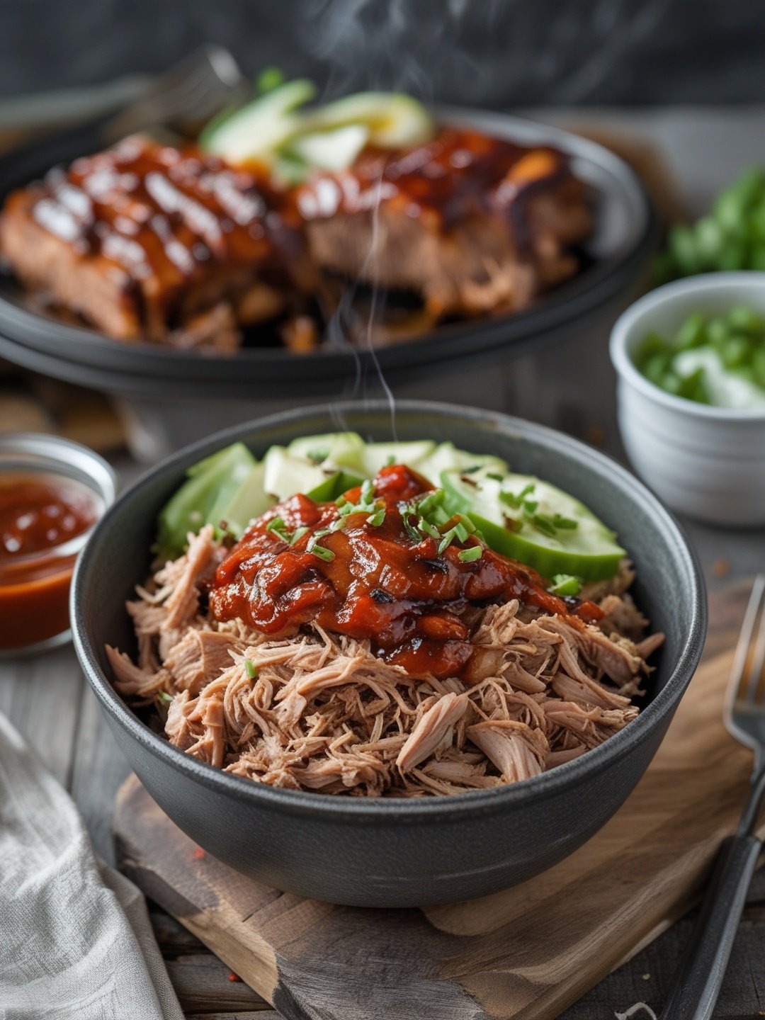 Beginner BBQ Pulled Pork Bowls