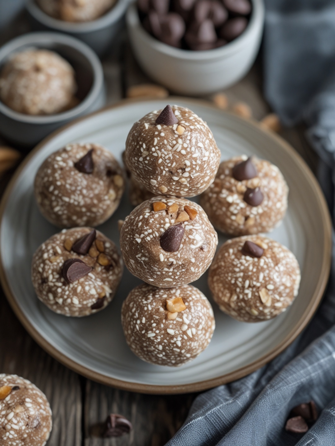 No Bake High Protein Energy Bites