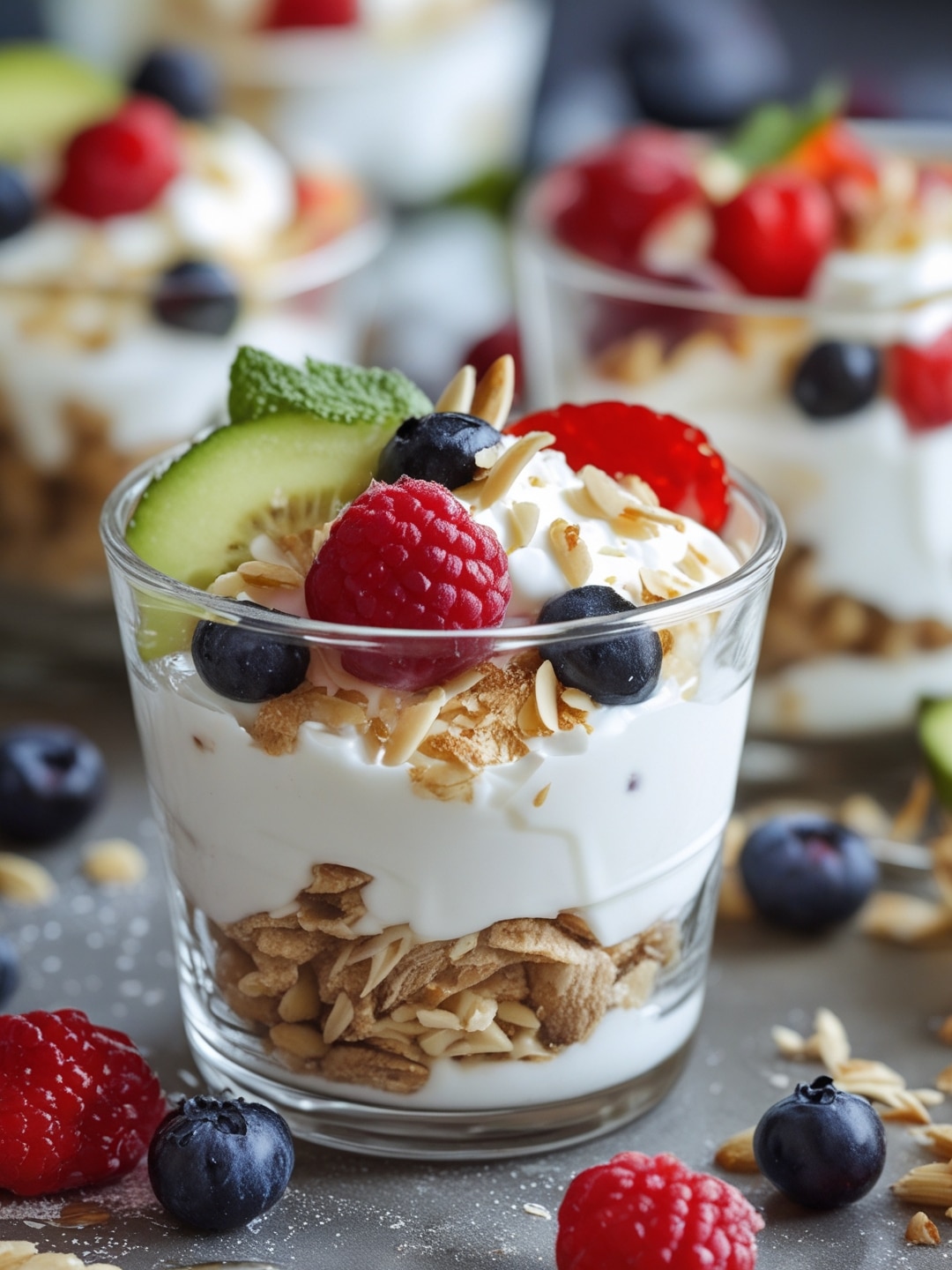 Easy Greek Yogurt Parfait Cups