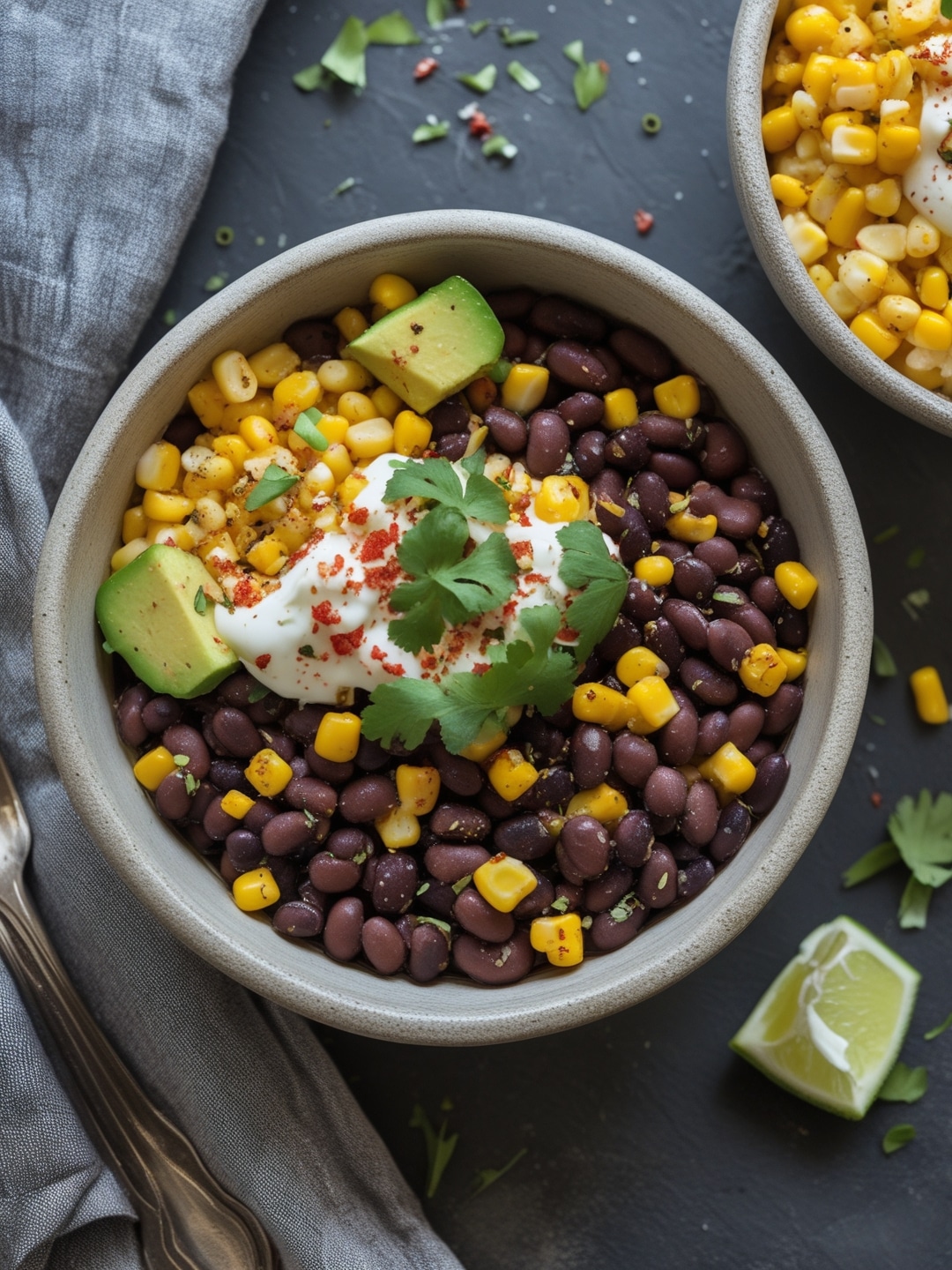 Budget Friendly Black Bean and Corn Bowls