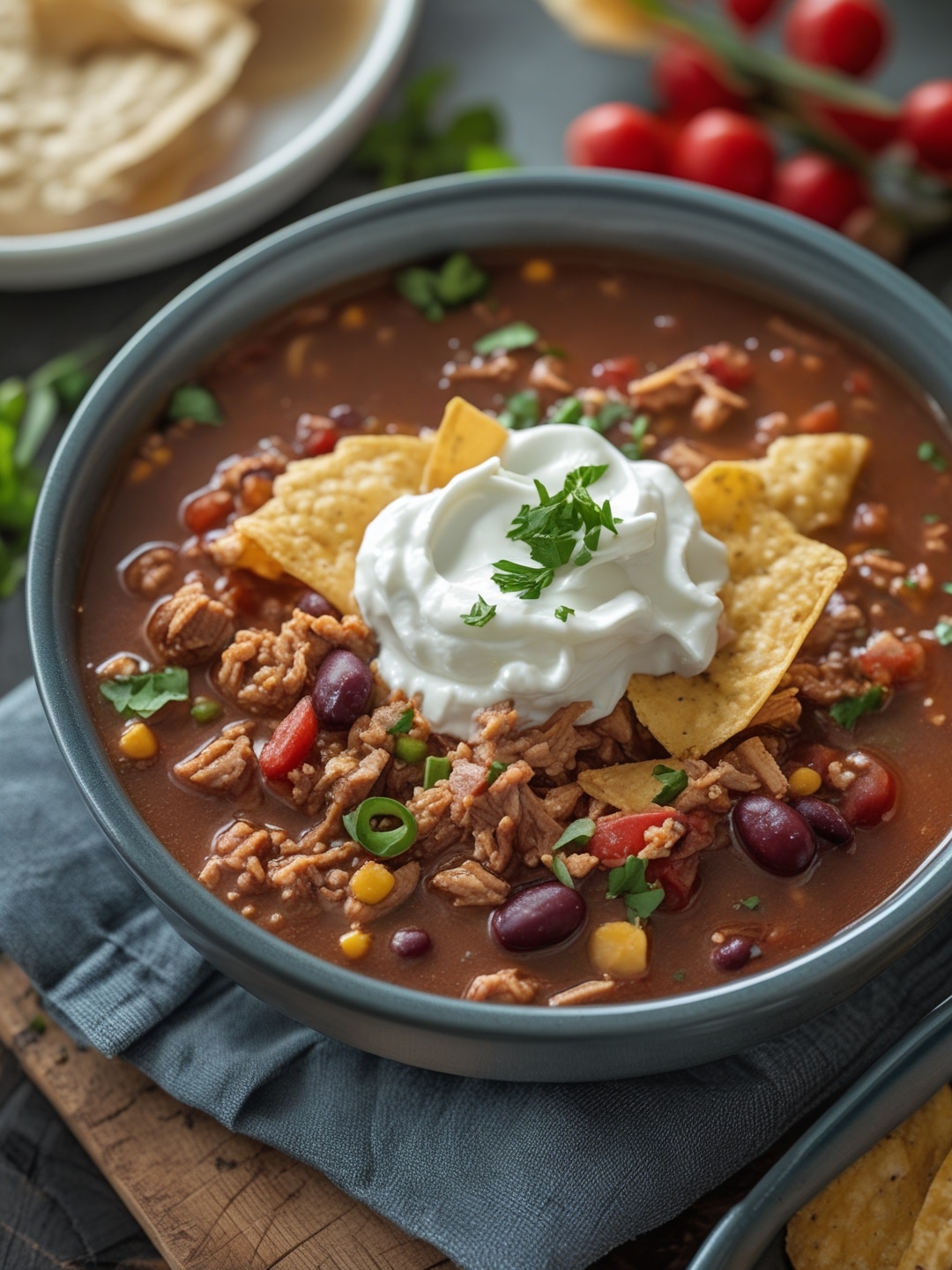 Beginner Slow Cooker Turkey Chili