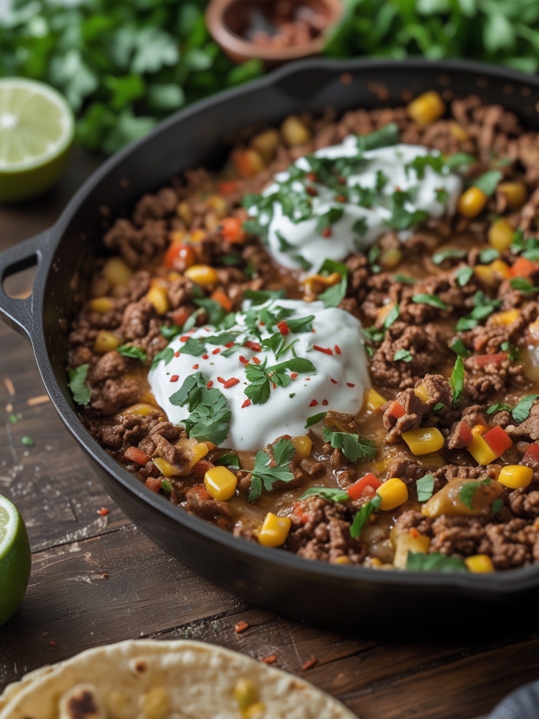 Easy Beef Taco Skillet Meal Prep