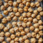 Simple Garlic Parmesan Roasted Chickpeas