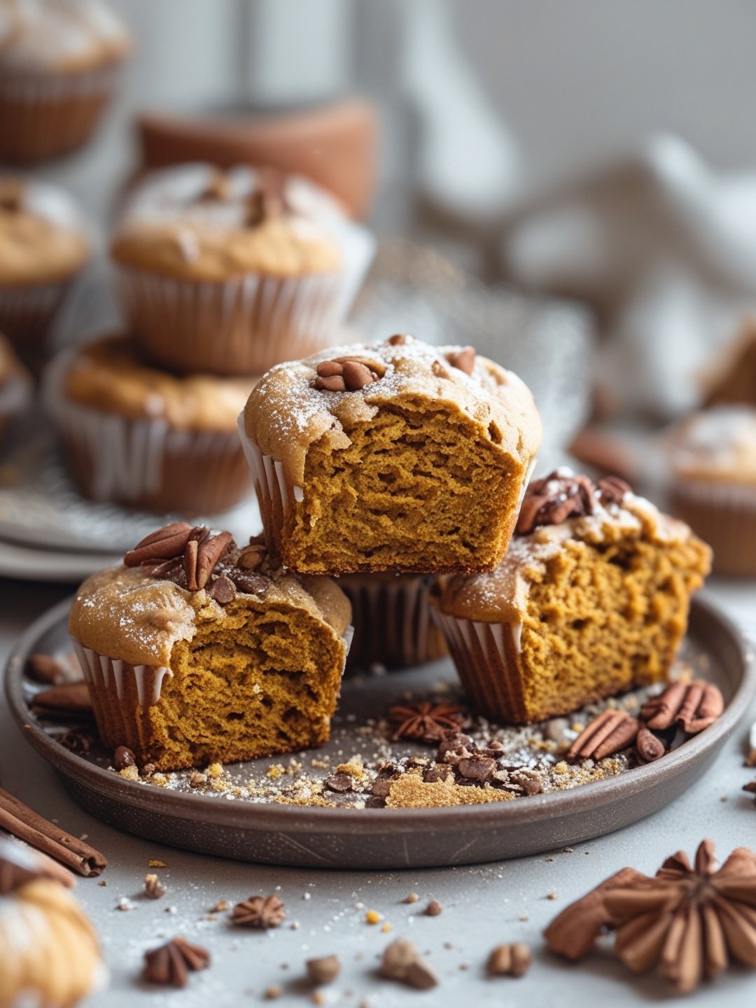 Classic Pumpkin Spice Muffins with a Twist