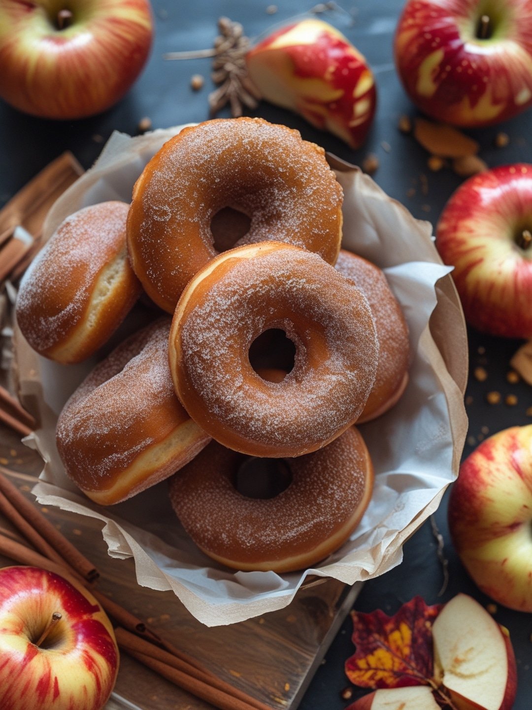 Spiced Apple Cider Doughnuts to Celebrate Fall