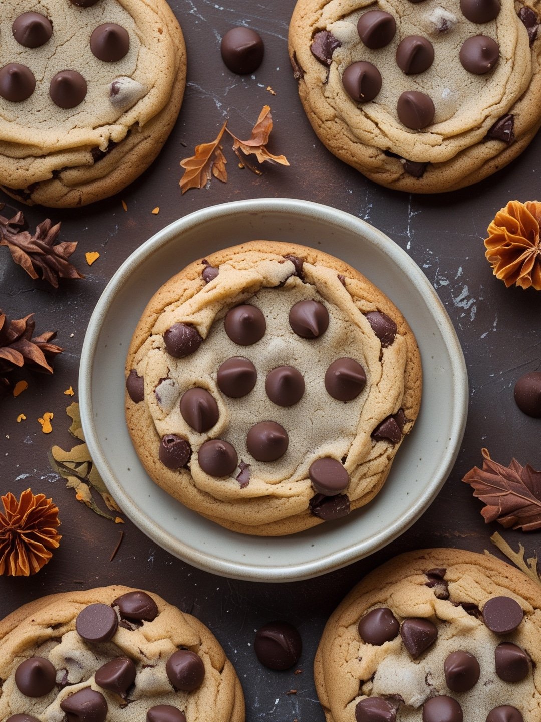 Classic Chocolate Chip Cookies with a Fall Twist