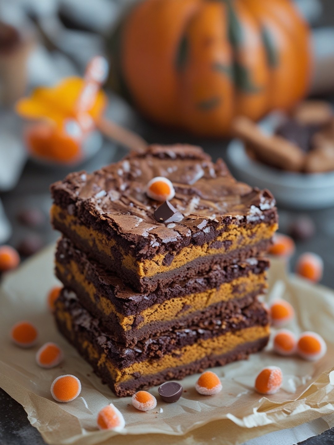 Pumpkin Patch Brownies