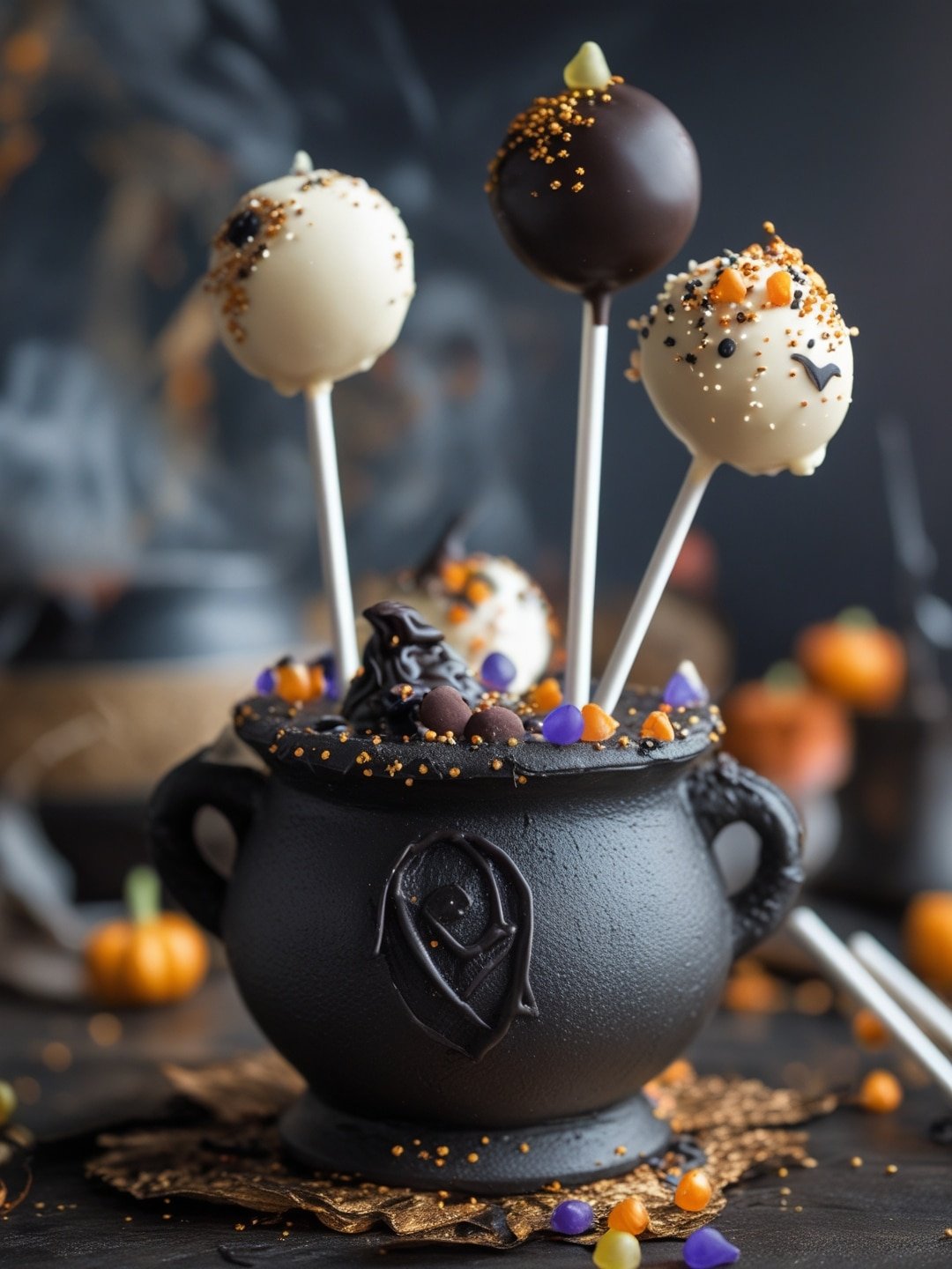 Cauldron Cake Pops
