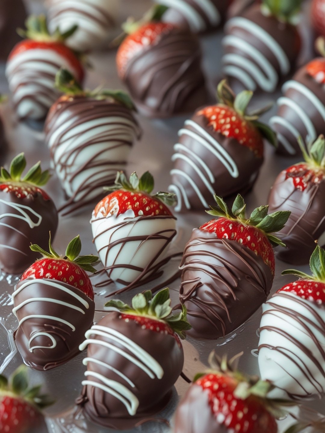 Chilling Chocolate-Covered Strawberries