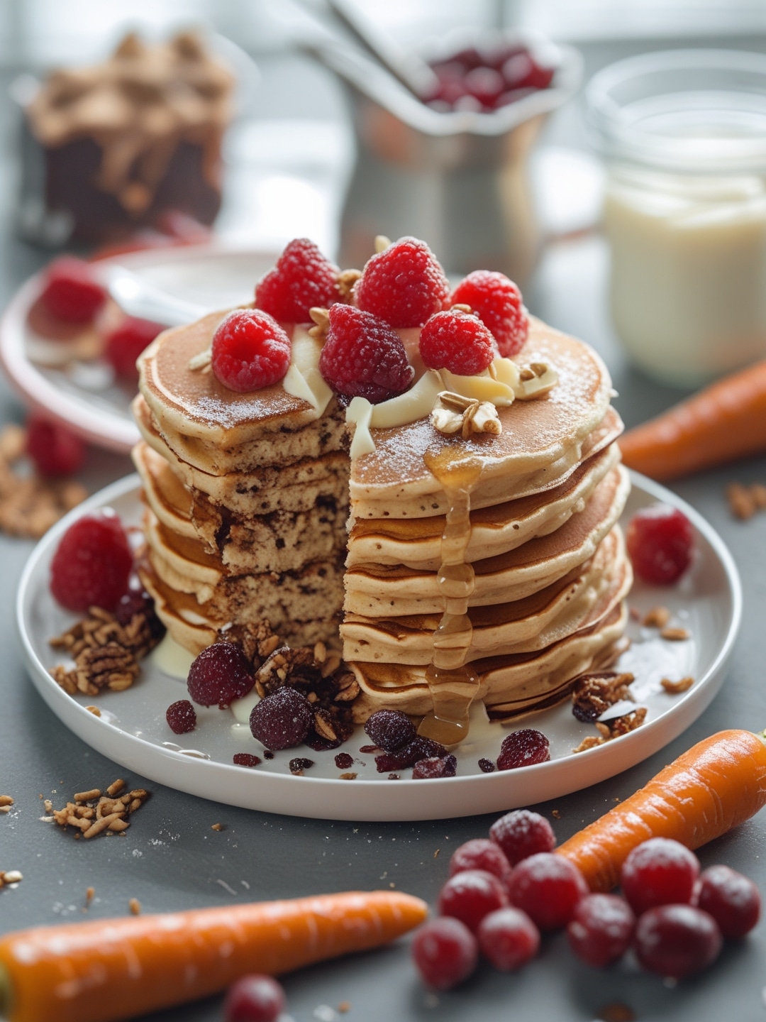 Carrot Cake Pancakes: A Sweet Breakfast Delight