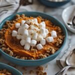 Sweet Potato Casserole with Marshmallow Topping