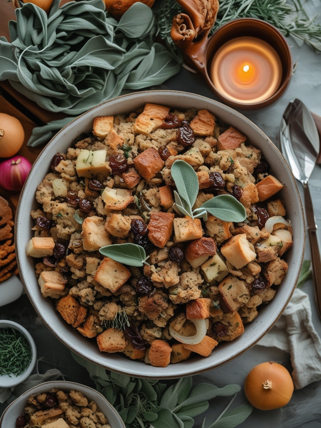Classic Thanksgiving Stuffing with Sage and Onion
