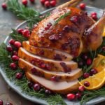 Cranberry Orange Glazed Turkey Breast