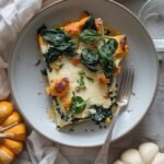 Roasted Pumpkin and Spinach Lasagna