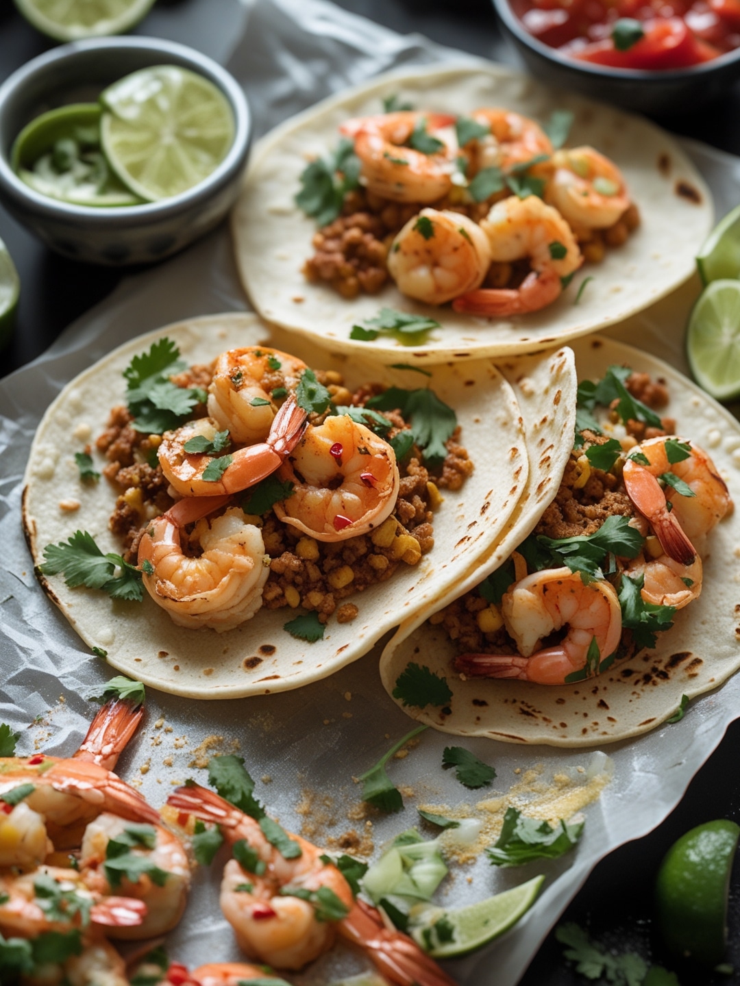 Spicy Shrimp Tacos: Perfect for a Fiesta!