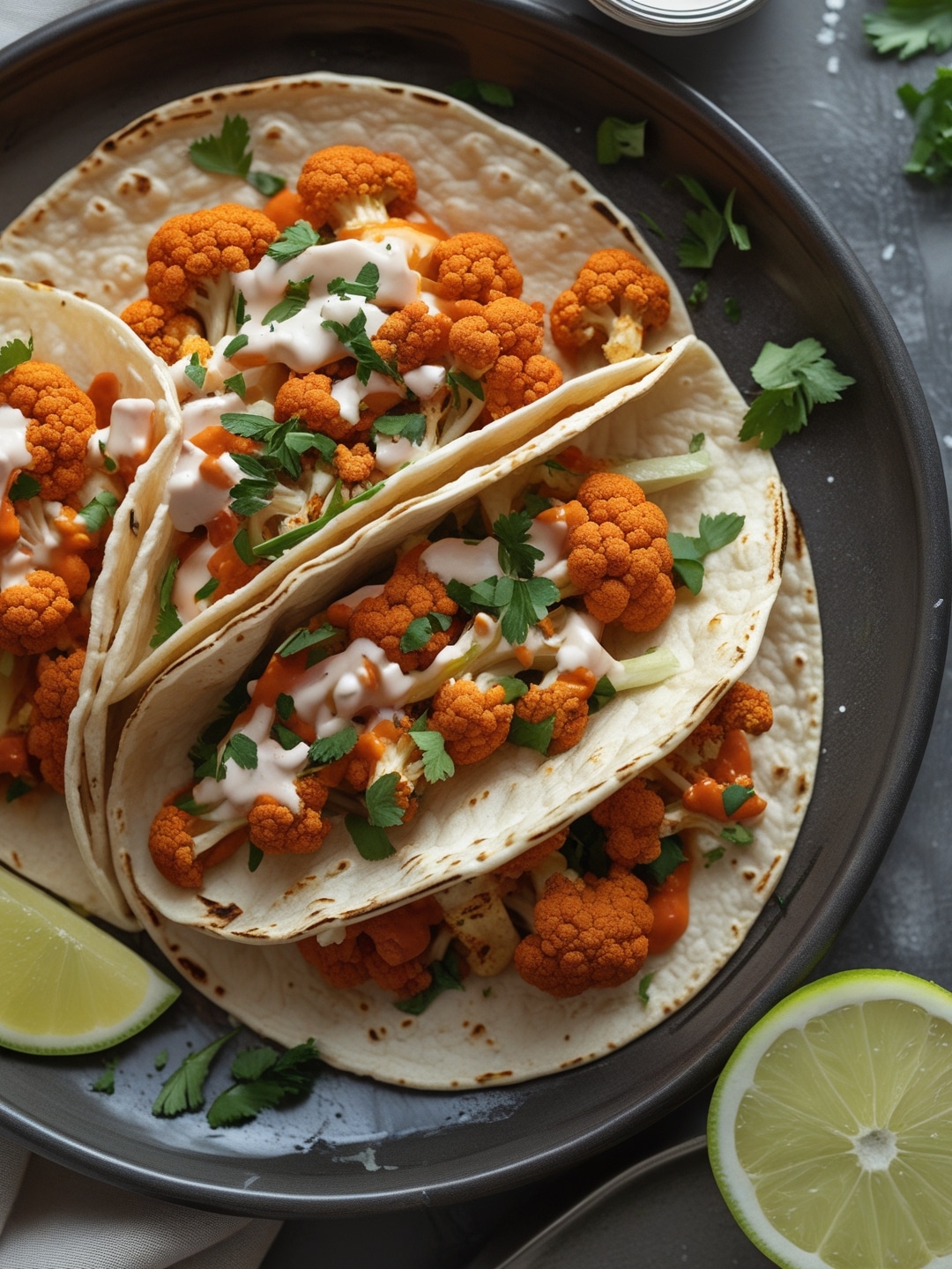 Buffalo Cauliflower Tacos: A Spicy Veggie Choice