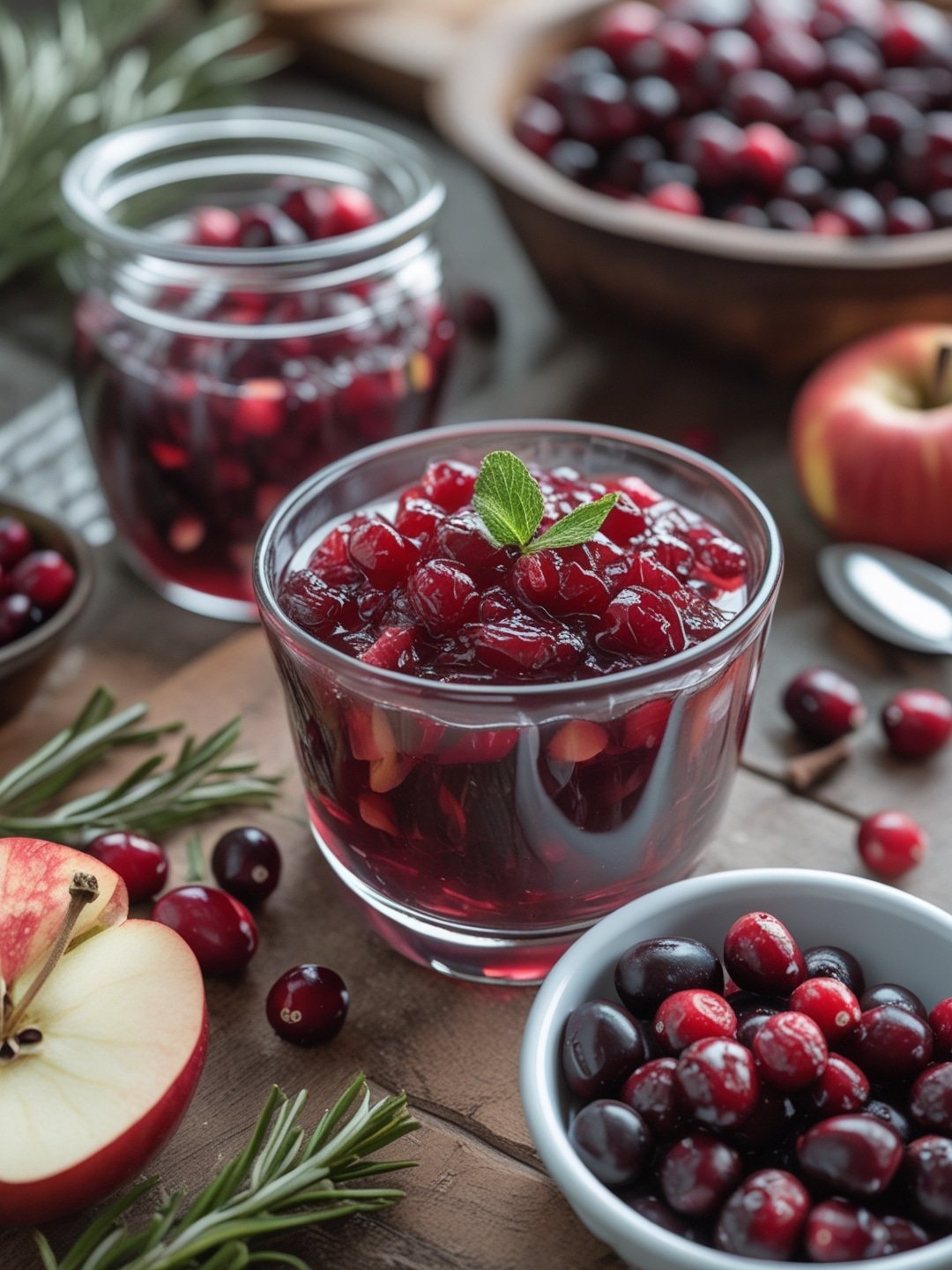 Spiced Cranberry Apple Relish