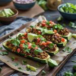 Taco-Stuffed Zucchini Boats: A Low-Carb Delight